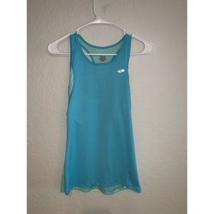 Blue workout tank